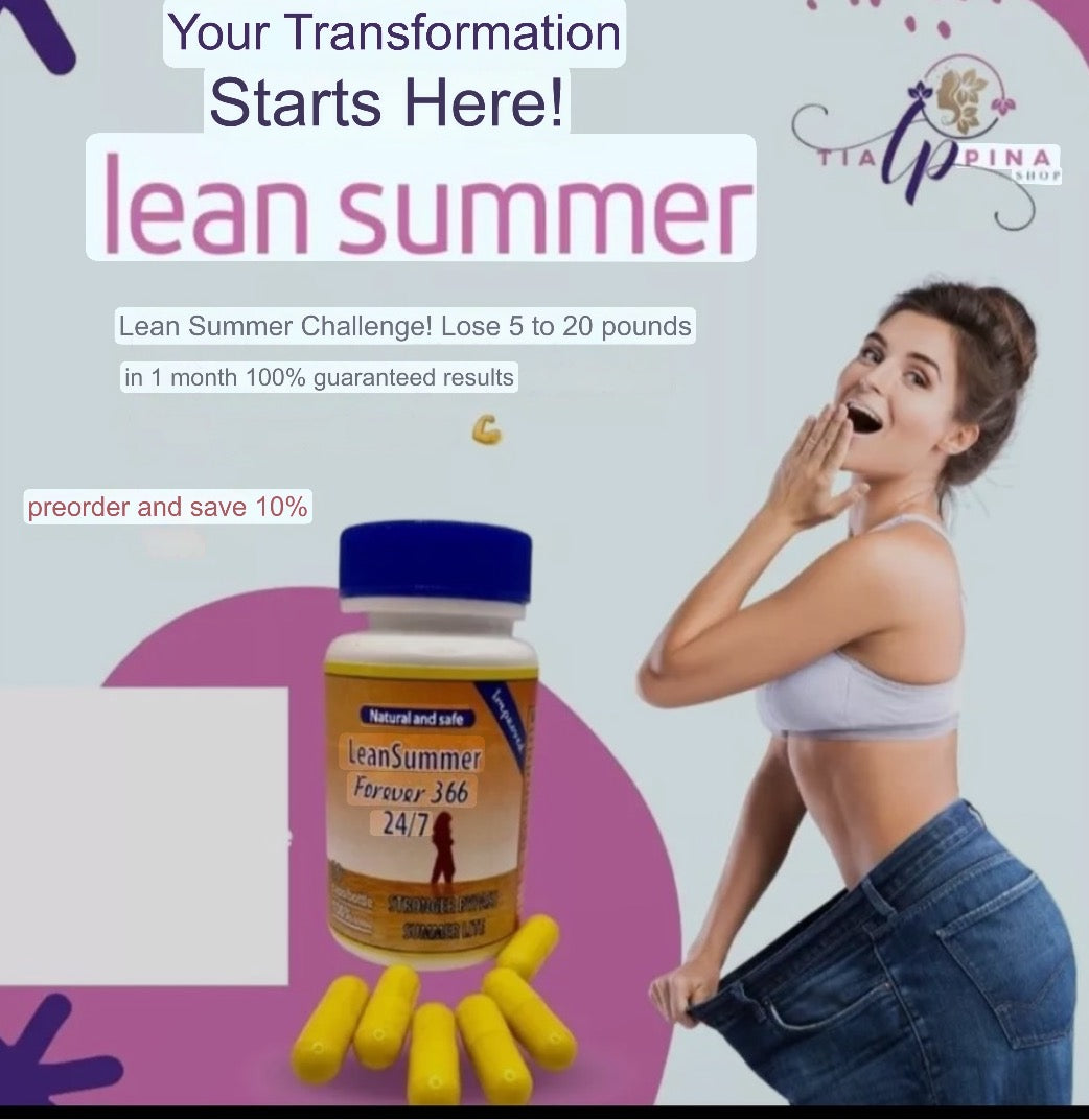 Lean Summer Challenge! Lose 5 to 20 pounds in 1 month 100% guaranteed result